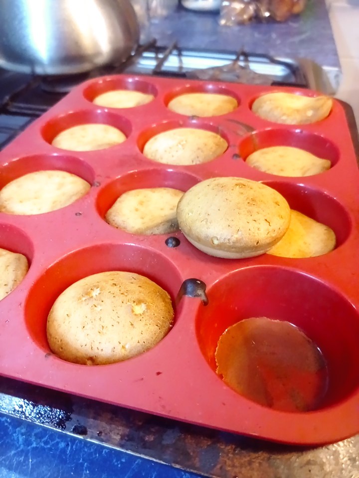 Кексы на пару