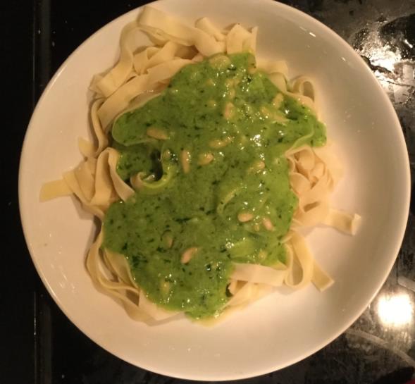 Сливочный соус песто