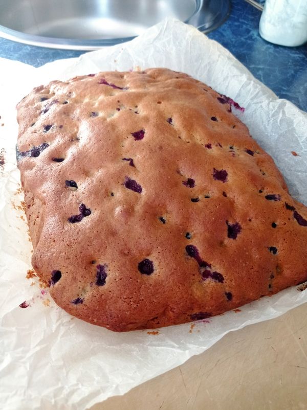 Пирог из замороженных ягод