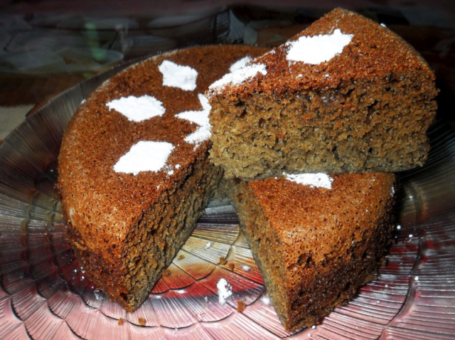 Пирог из ничего, из варенья